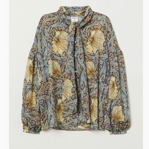 William Morris & Co and H&M Floral Printed Blouse Size 14
